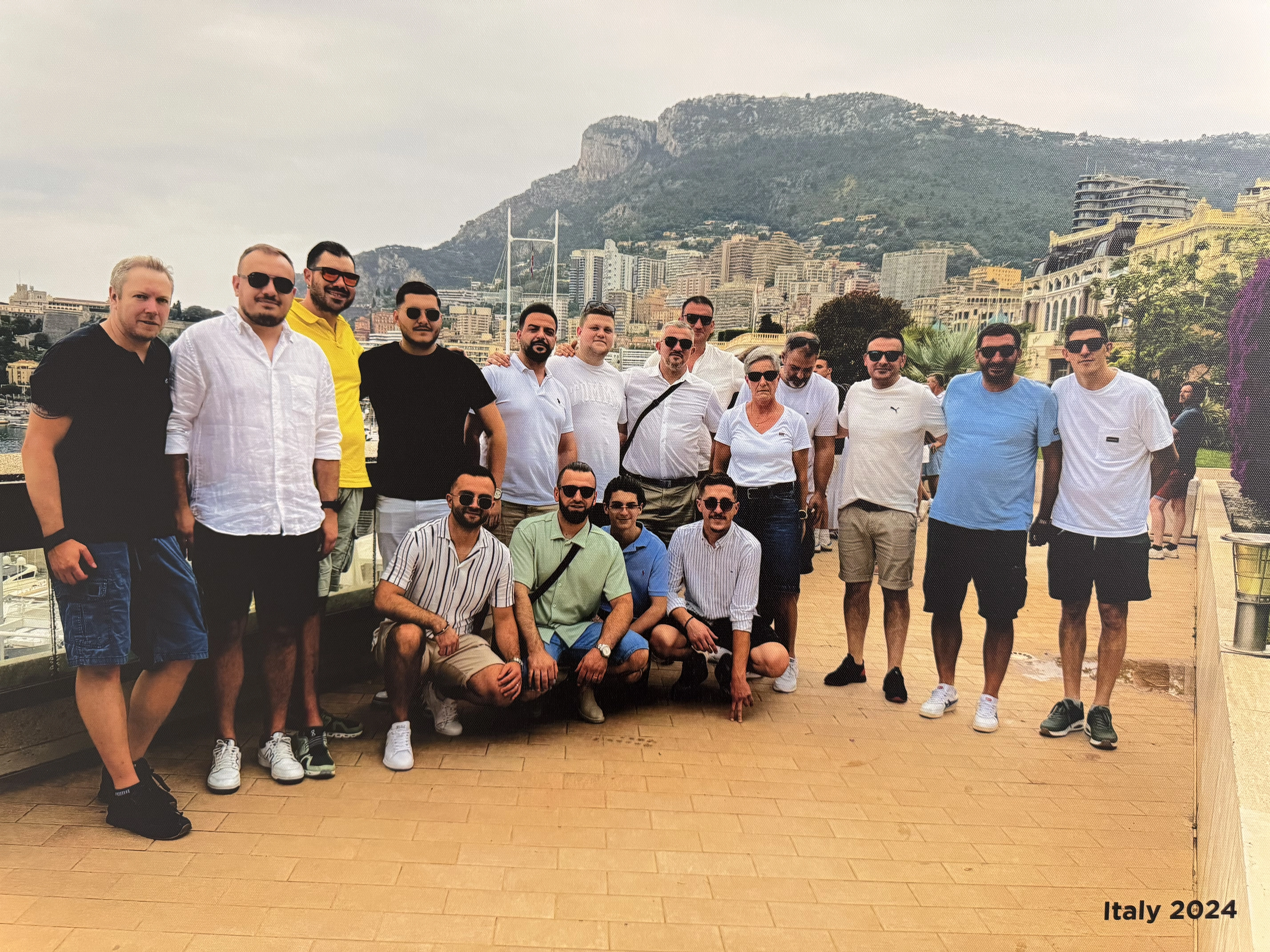 Team in Italien